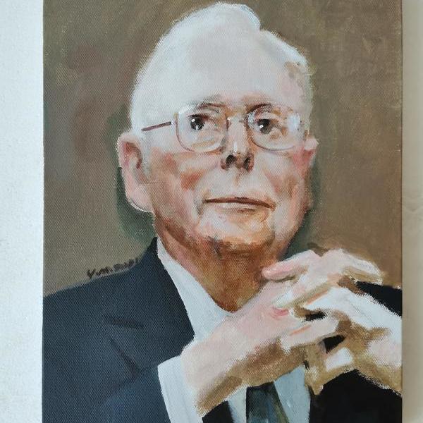 百张肖像013--莱昂纳多科恩 - 袁明的作品 | artand - 与艺术家面对面