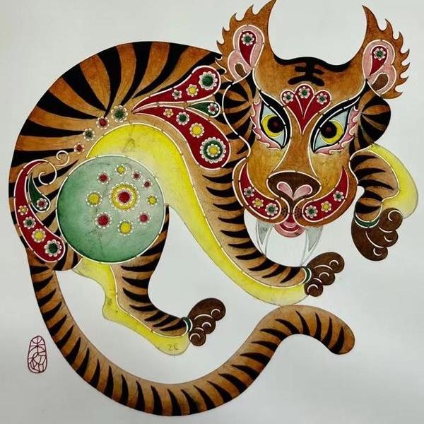 小旦头茬皮影艺术