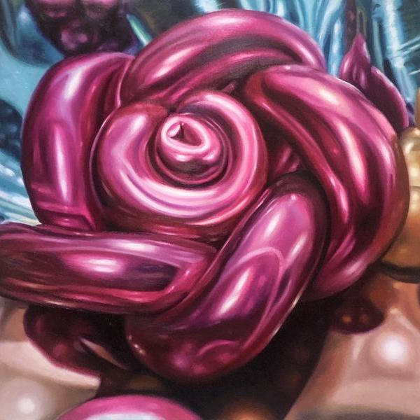 镭射紫玫瑰-高洲越作品