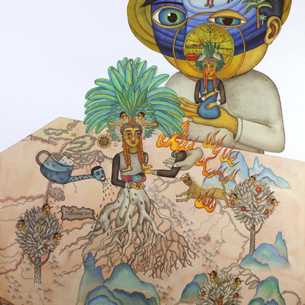 邹良平-亚当创造夏娃