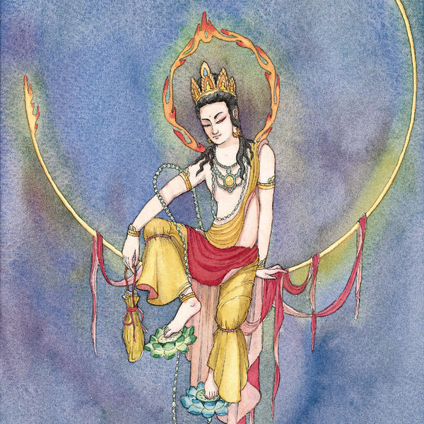 菩萨2017年作品敦煌飞天·水天2017年作品文殊菩萨2017年作品敦煌飞天