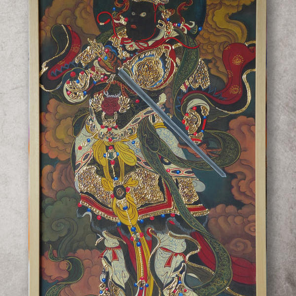 吴蕴泽-法海寺南方增长天王