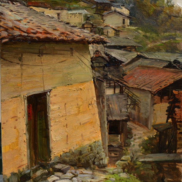 蔡景东-《古村》