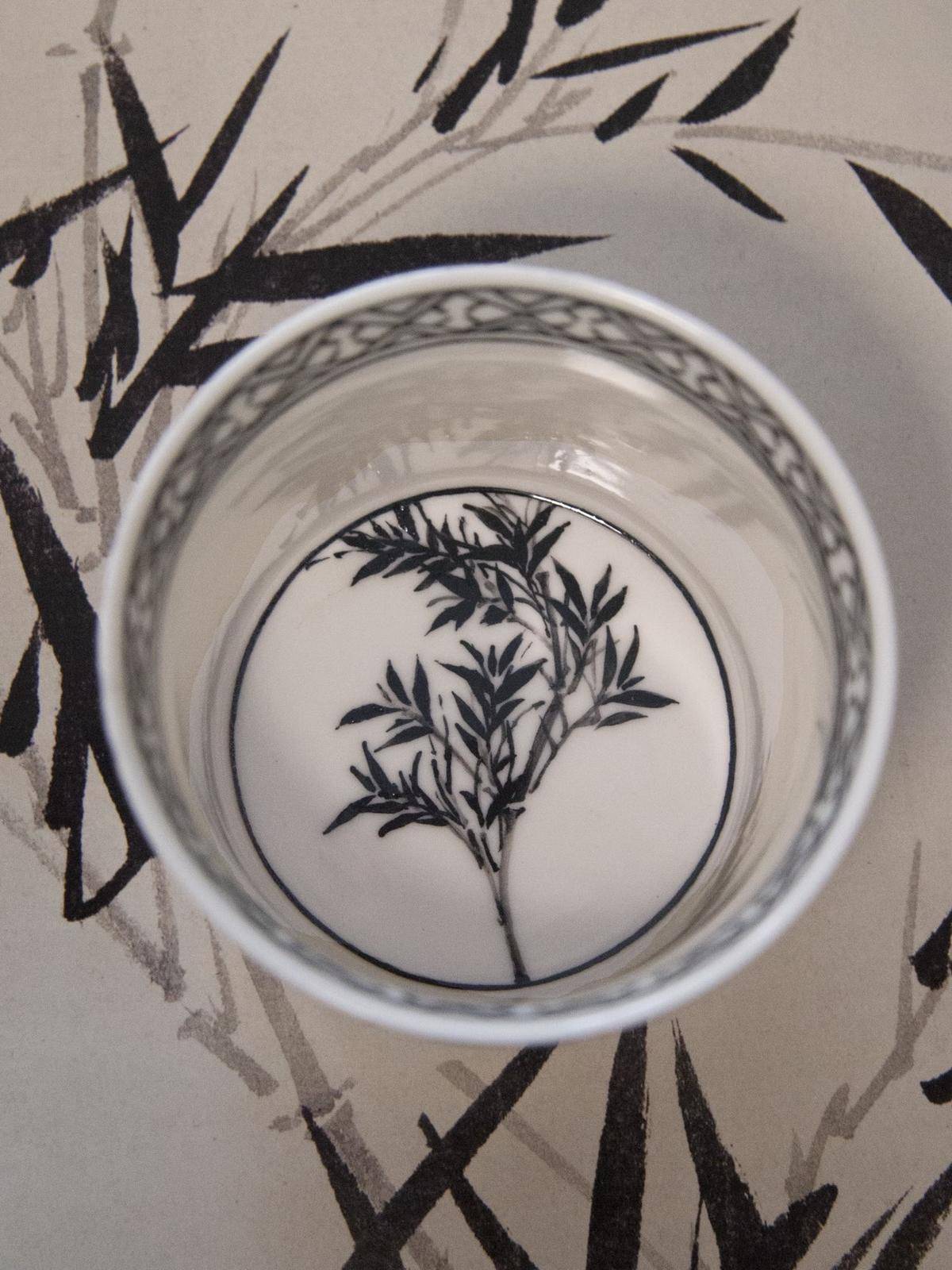 墨竹 带内绘大容量马克杯 - 穆宣有 作品图3