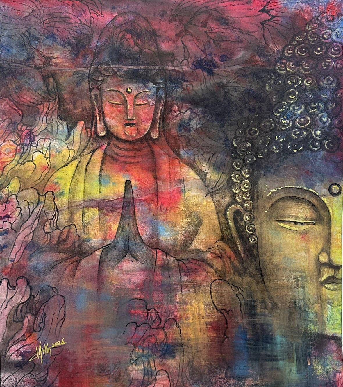 尘境菩提系列-风地观 - 盘龙 作品图1