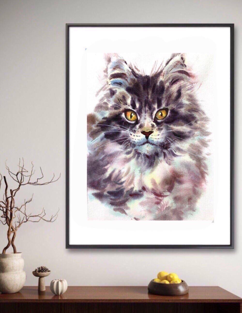 缅因猫 - 李田 作品图4