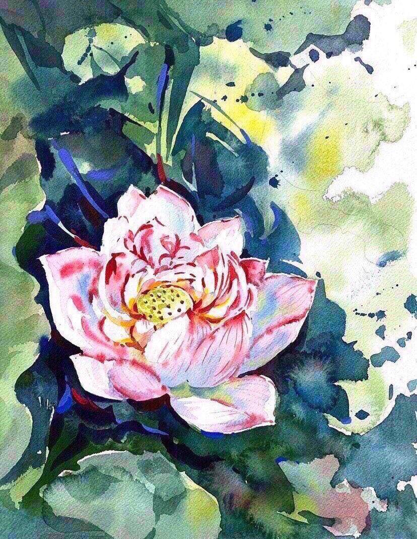 夏荷 - 李田 作品图1