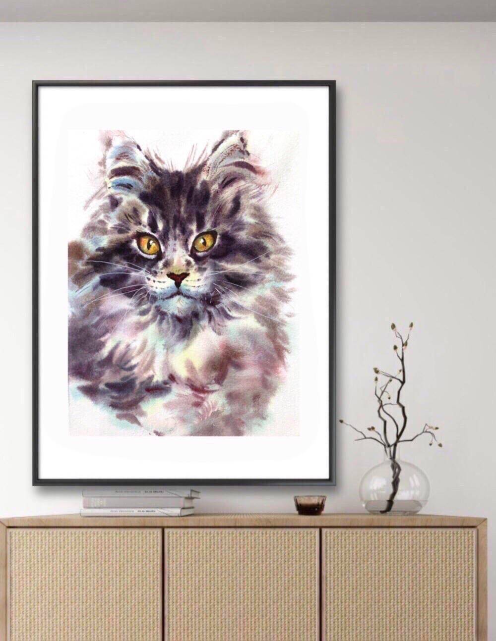 缅因猫 - 李田 作品图2