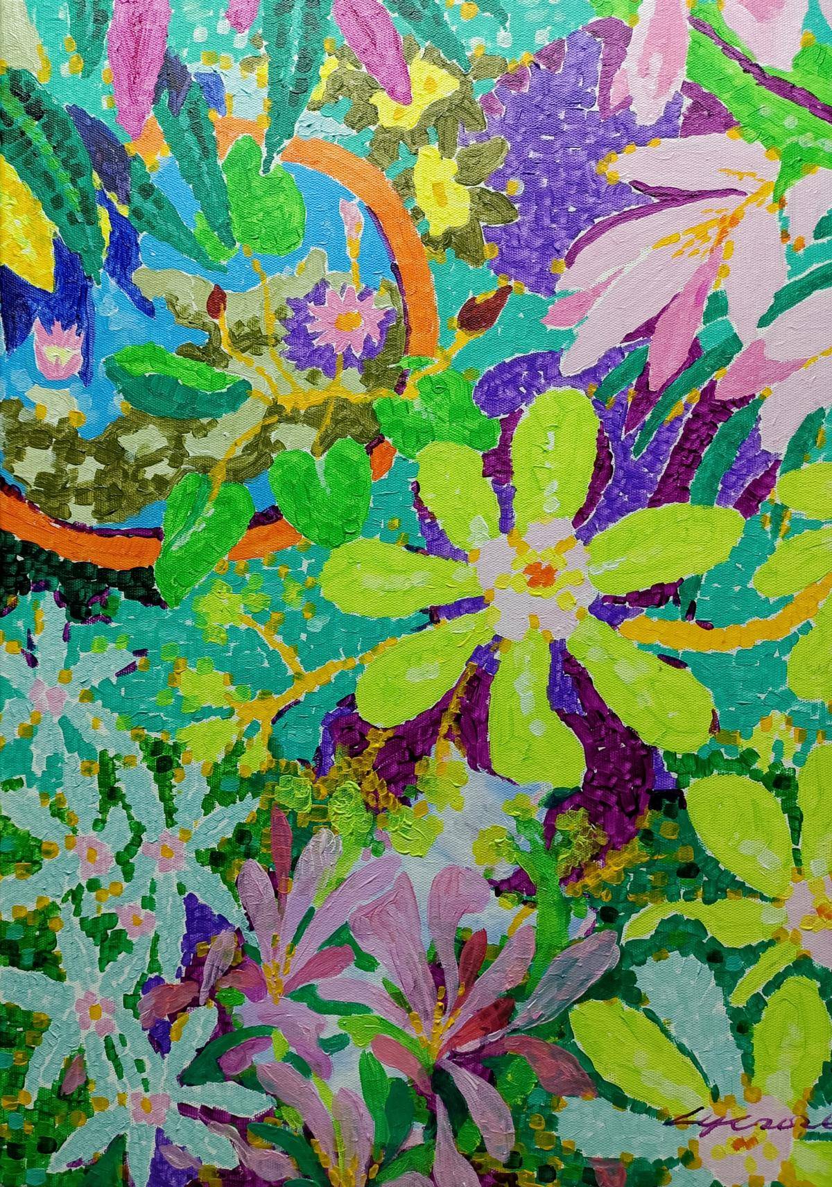 繁花有信，喜乐长安 - 李远成 作品图1