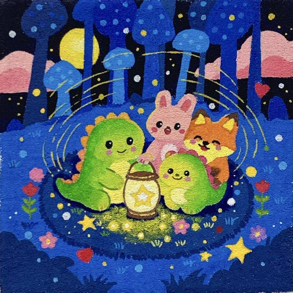 星光派对（赠画框） - 张鹏 作品图1