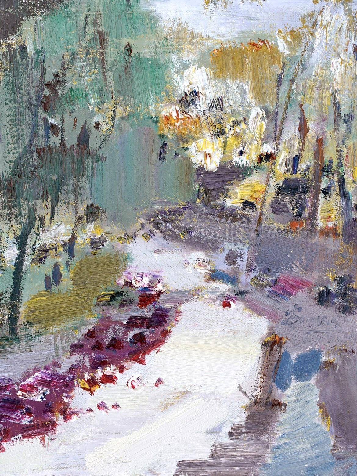 花径｜刘明亮意象油画 - 刘明亮 作品图2