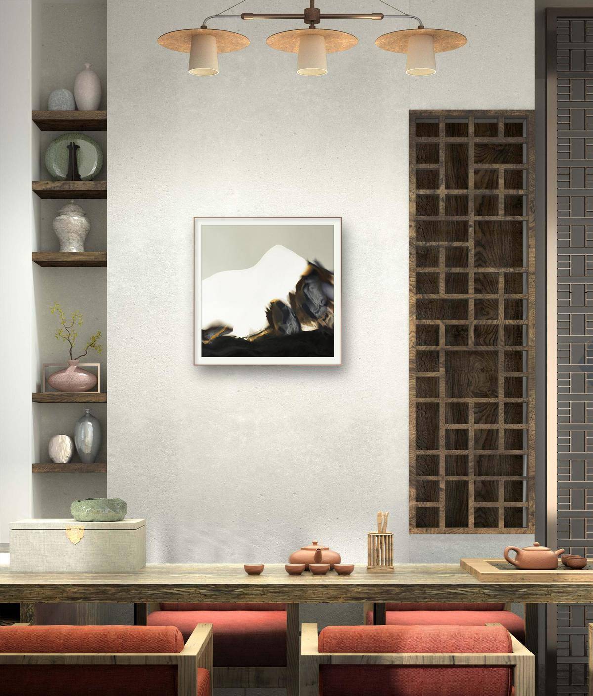 《雪山》其四 - 何翠婵 作品图2