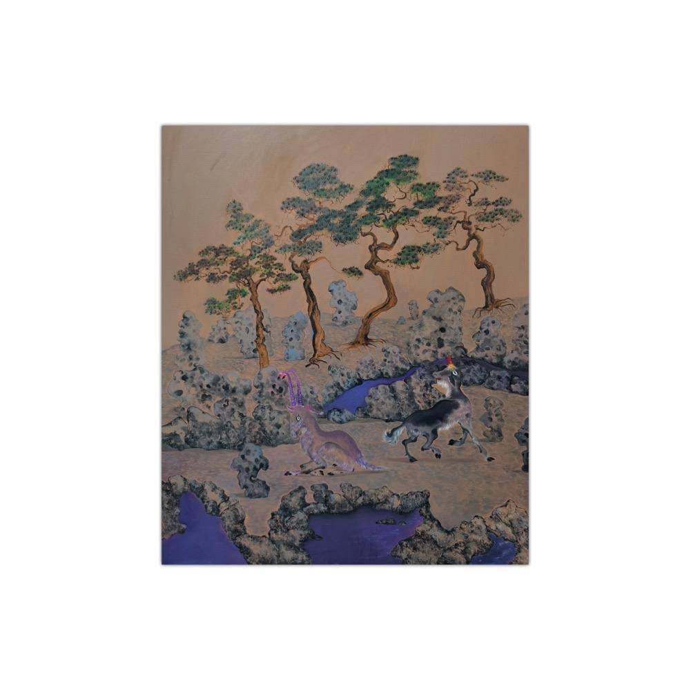 松岩灵迹图 - 张金印 作品图2