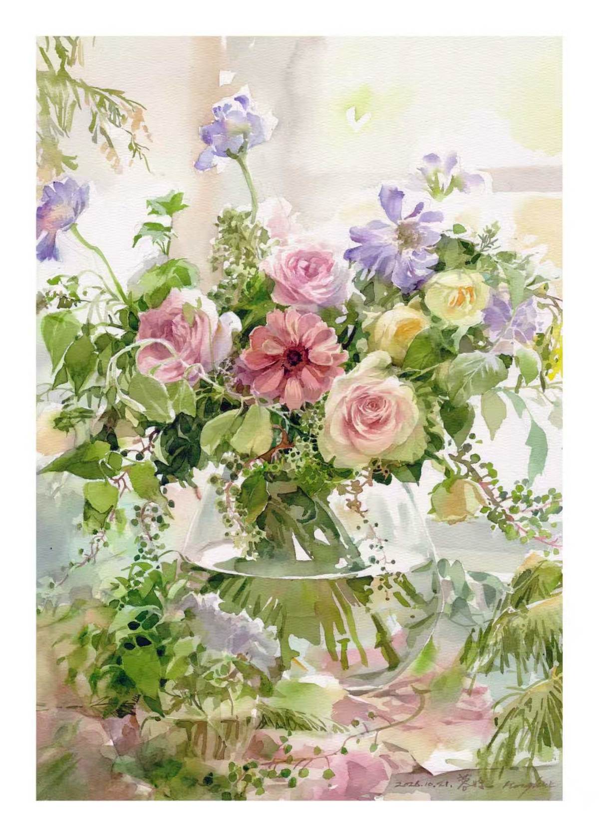 晨光花语 - 纪淑仪 作品图1