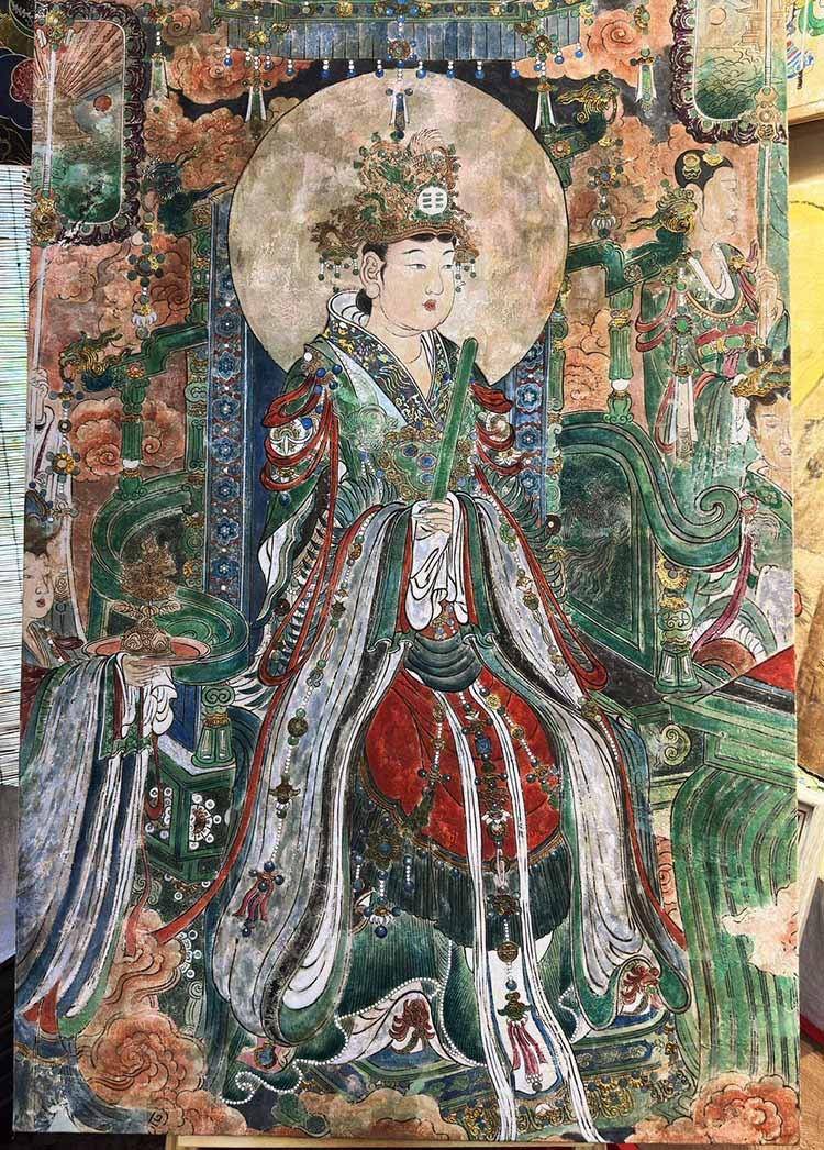 永乐宫西王母群像壁画 - 李沛璇 作品图2