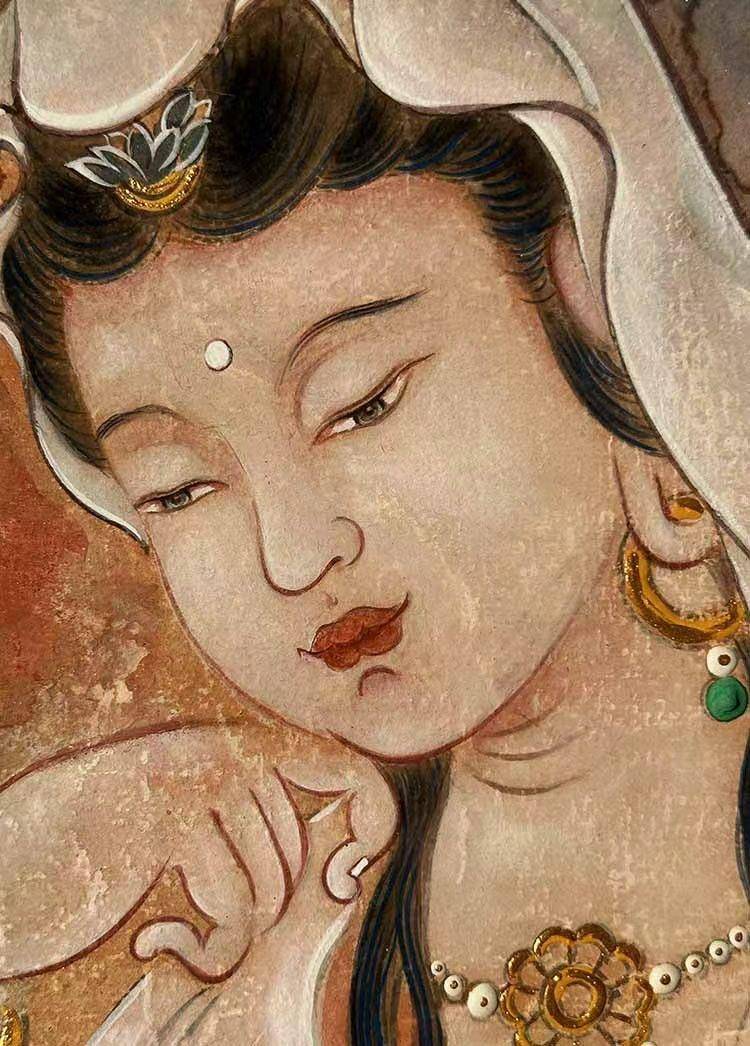 泼彩壁画一如观音 - 李沛璇 作品图4