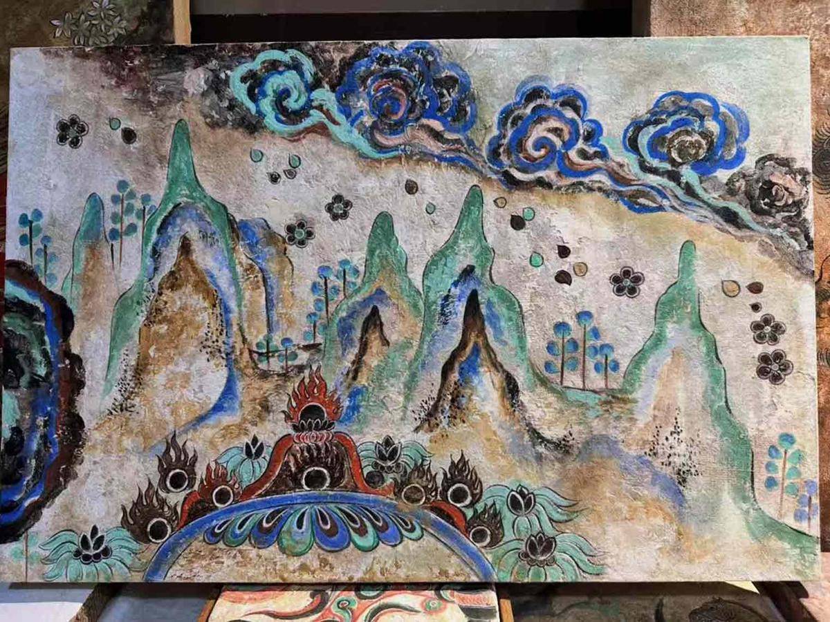灵鹫山壁画 - 李沛璇 作品图8