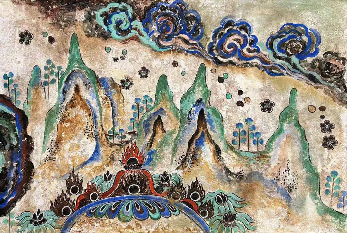 灵鹫山壁画 - 李沛璇 作品图5