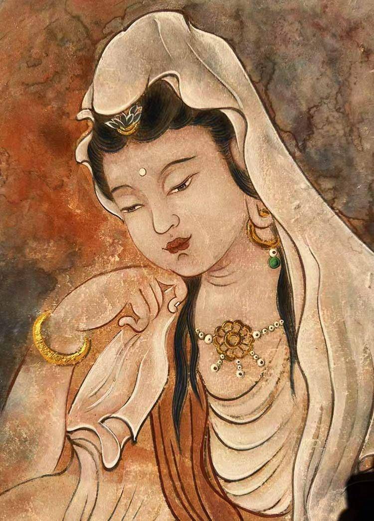 泼彩壁画一如观音 - 李沛璇 作品图5
