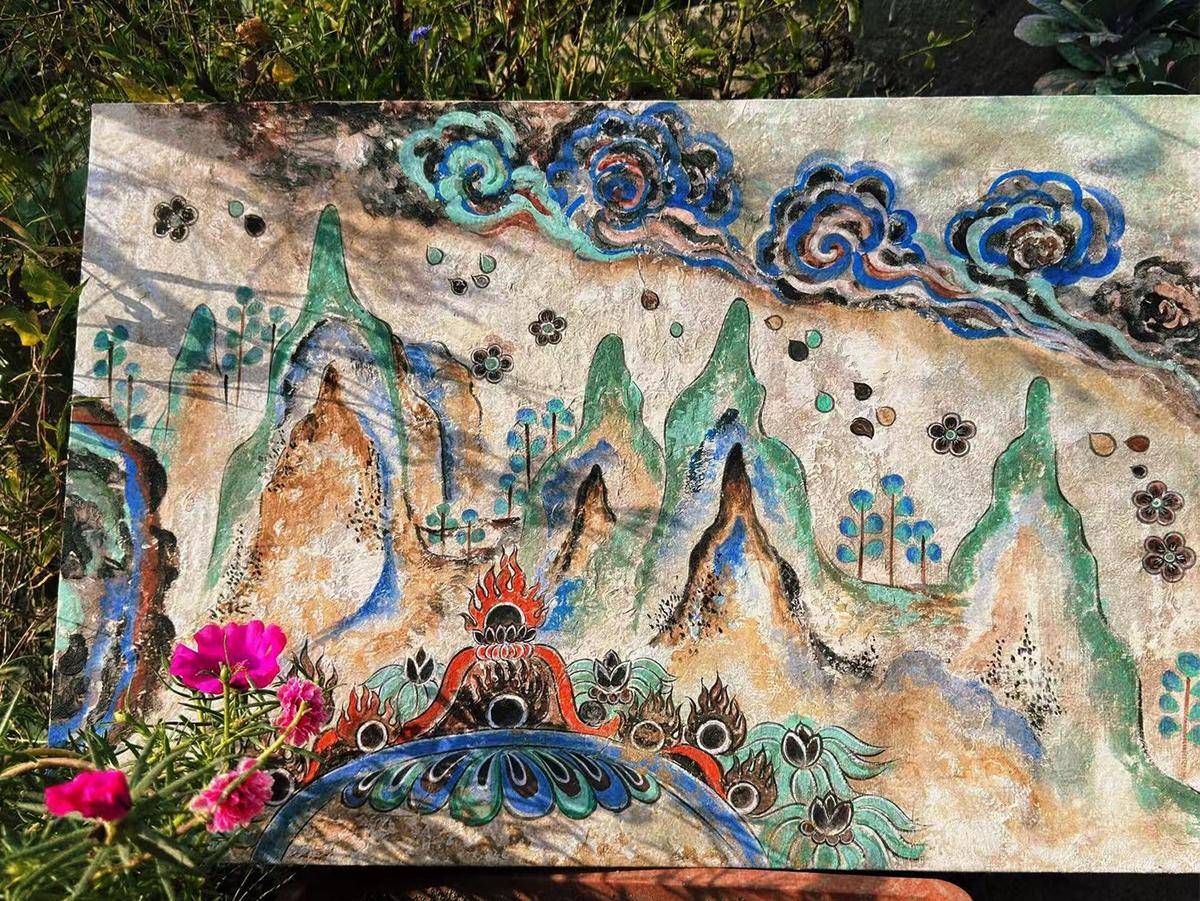 灵鹫山壁画 - 李沛璇 作品图1