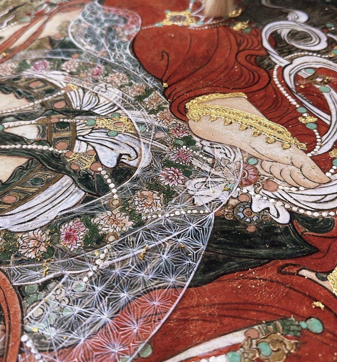法海寺水月观音壁画 - 李沛璇 作品图7