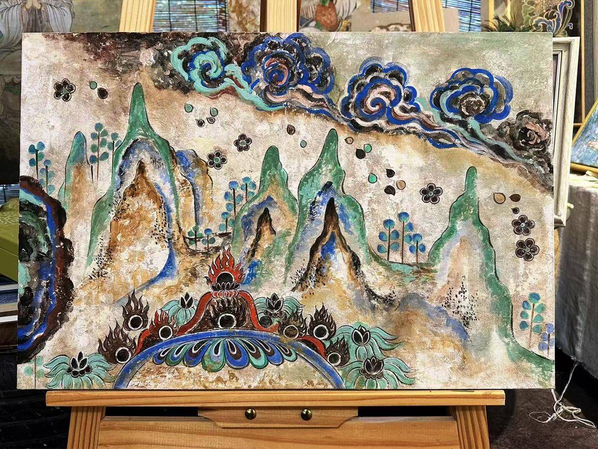 灵鹫山壁画 - 李沛璇 作品图2