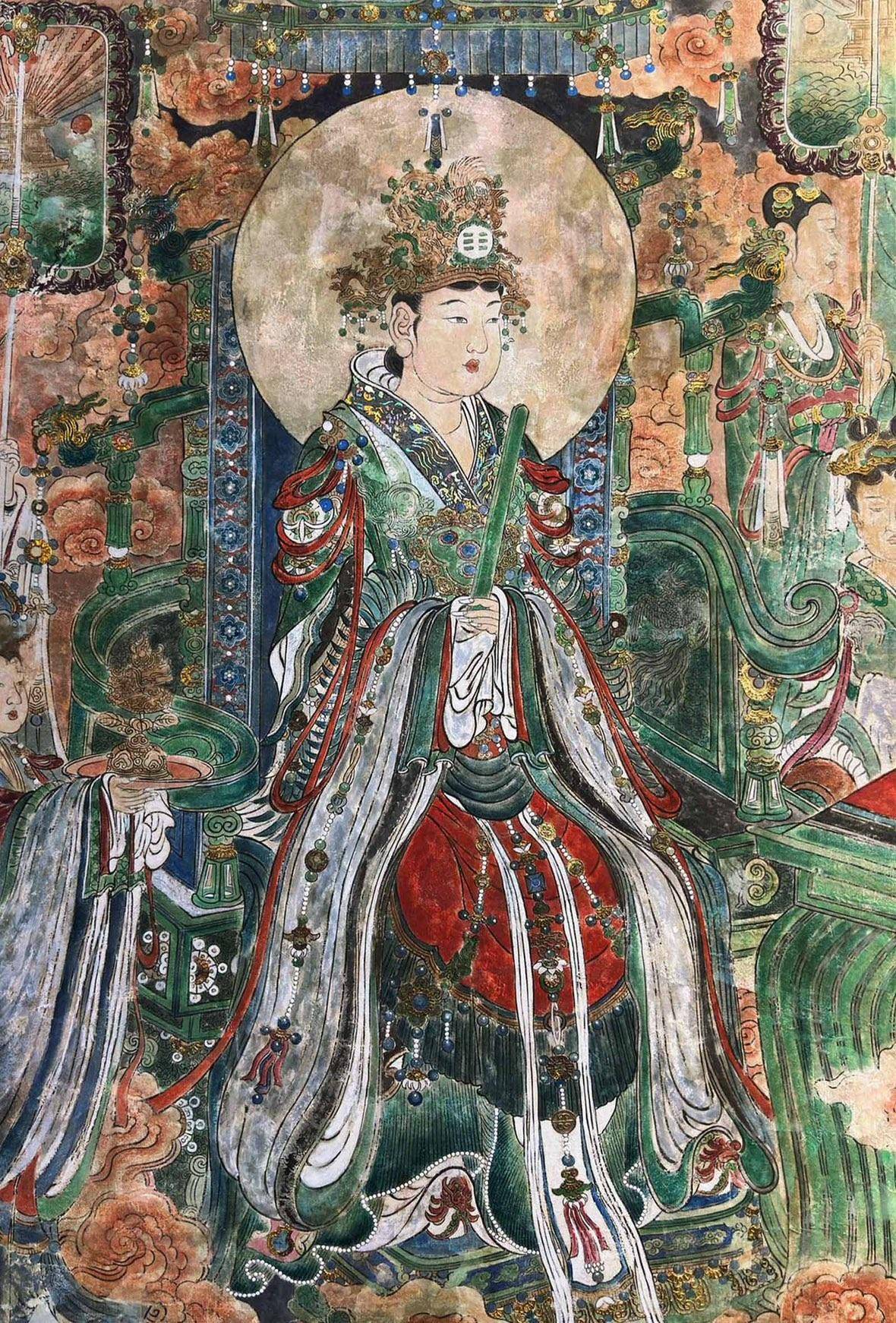 永乐宫西王母群像壁画 - 李沛璇 作品图1