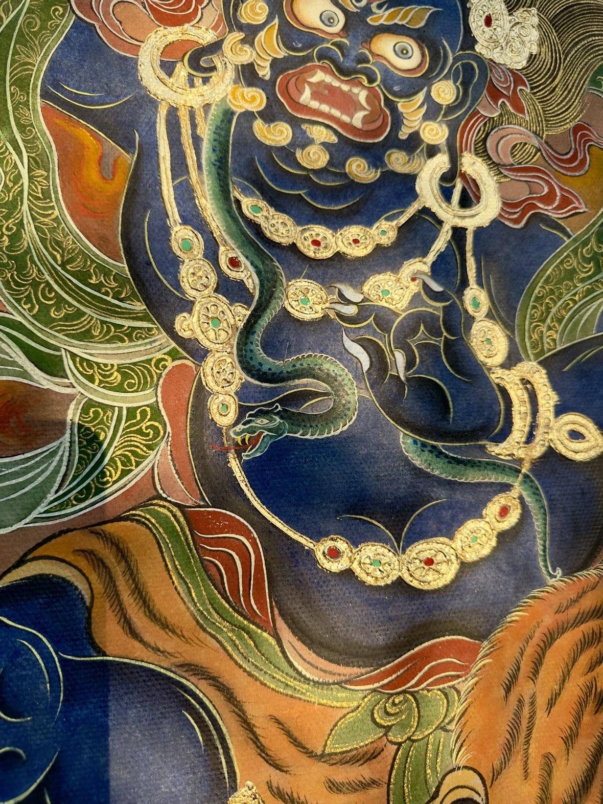 纯手绘不动明王壁画 - 李沛璇 作品图5