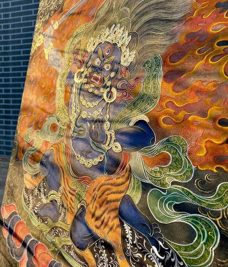 纯手绘不动明王壁画 - 李沛璇 作品图6
