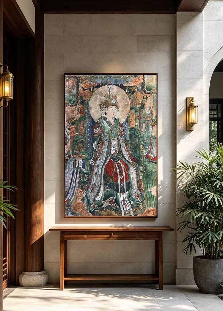 永乐宫西王母群像壁画 - 李沛璇 作品图9