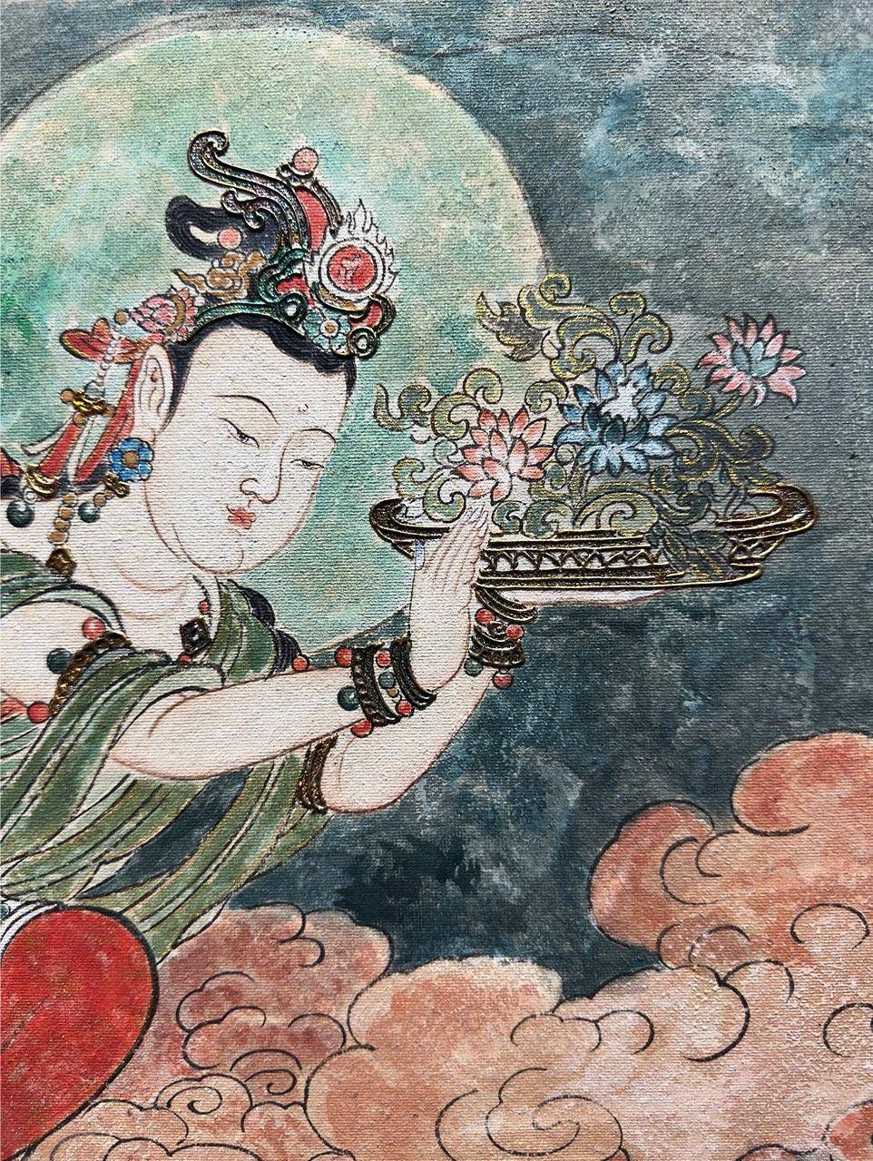 法海寺飞天壁画 - 李沛璇 作品图6