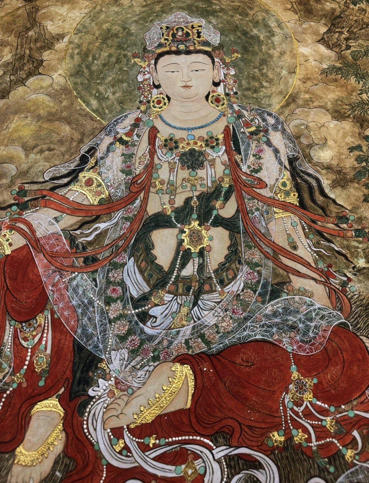法海寺水月观音壁画 - 李沛璇 作品图3