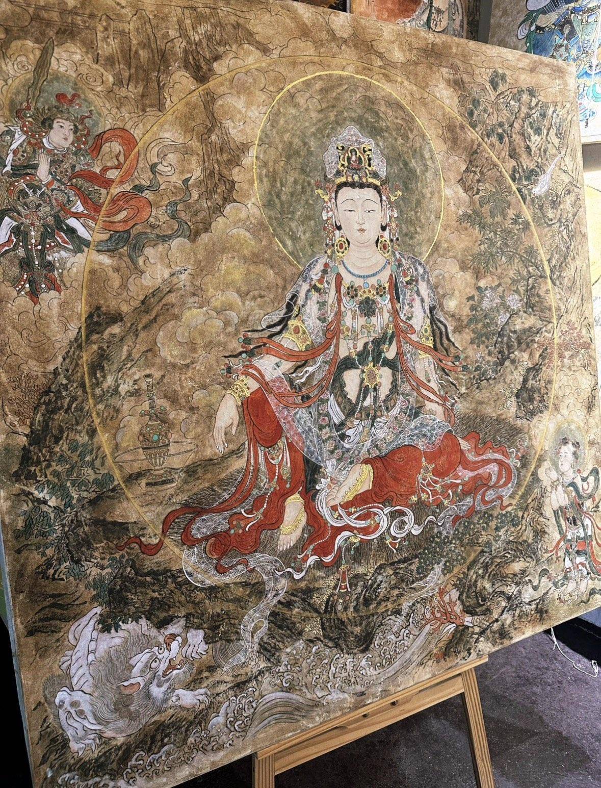 法海寺水月观音壁画 - 李沛璇 作品图2