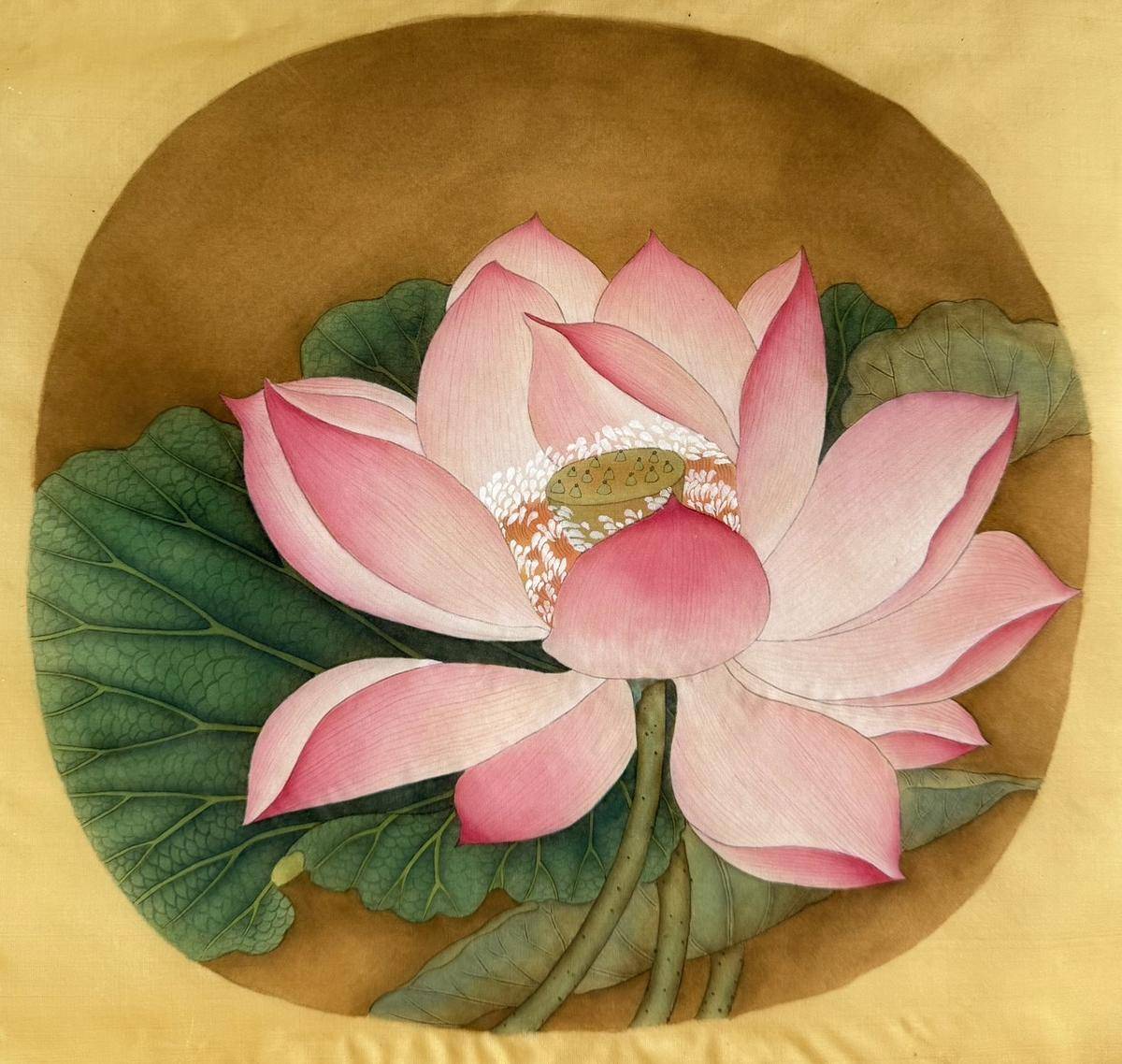 临宋人《出水芙蓉图》 - 黄玉 作品图1