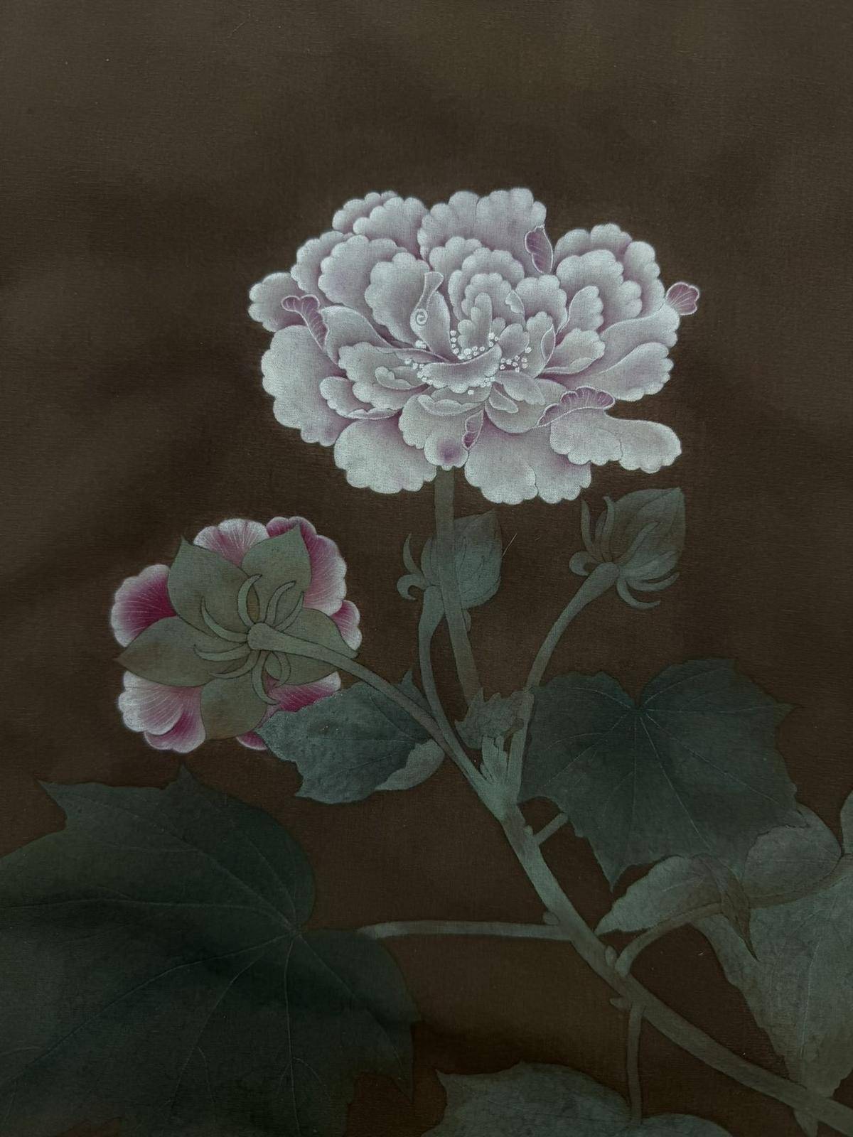 折枝芙蓉（据霜） - 黄玉 作品图2