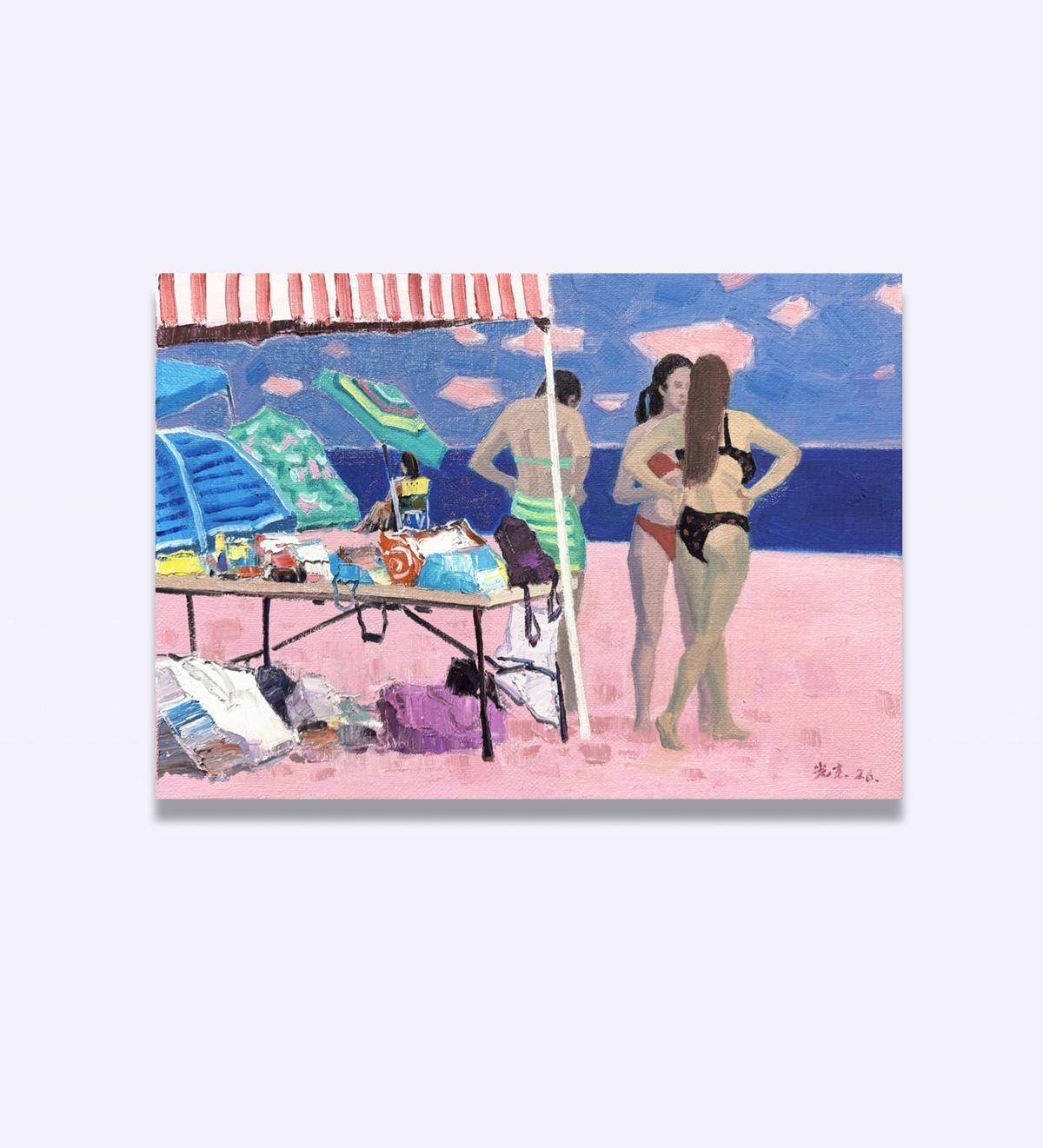 粉色的云 - 张光志 作品图1