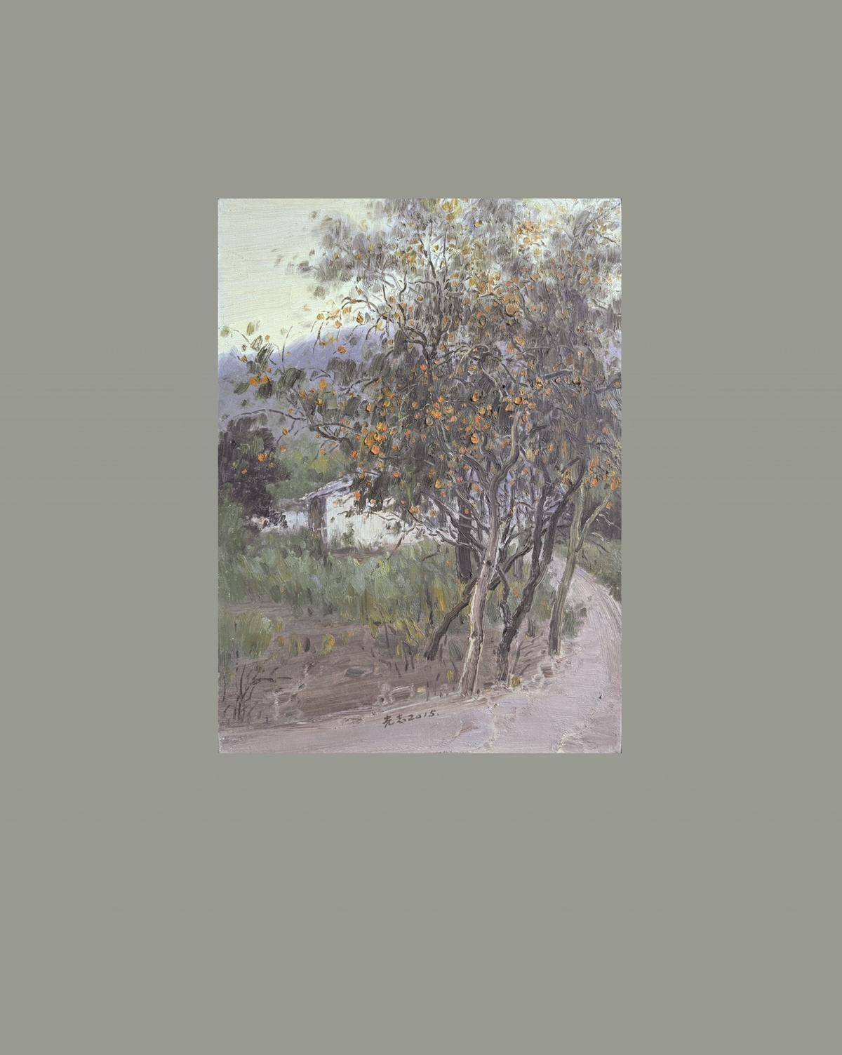 柿子红了 - 张光志 作品图3