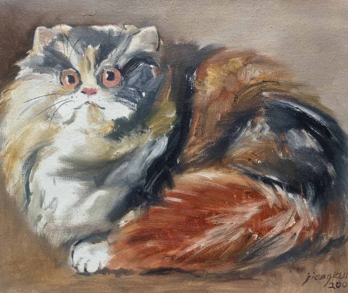 猫咪 - 姜鲲 作品图1