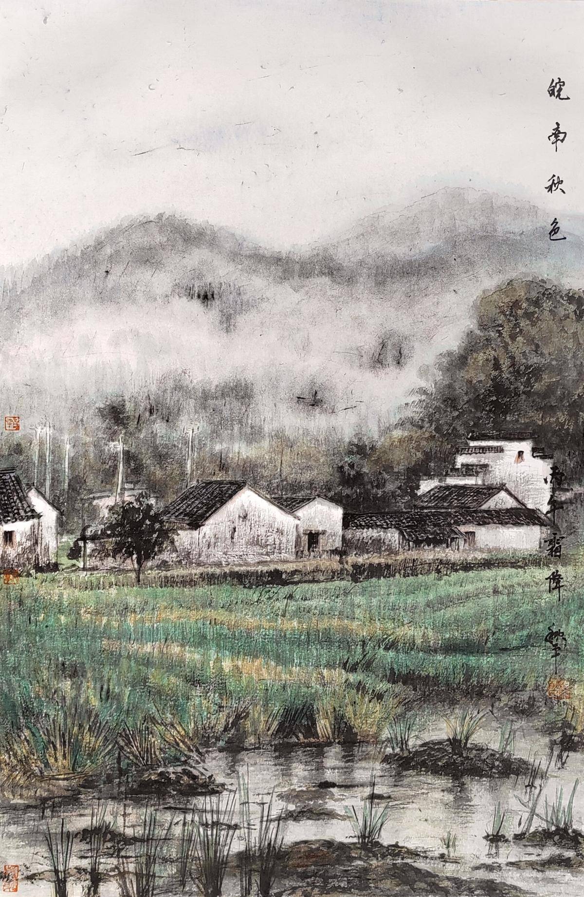 皖南秋色 - 马秋平 作品图1