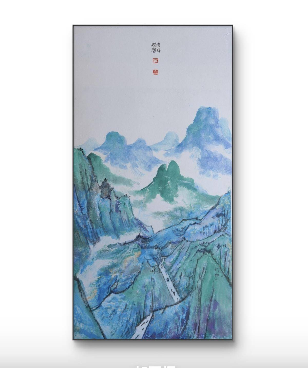 翠岭烟霞 - 肖祥辉 作品图2