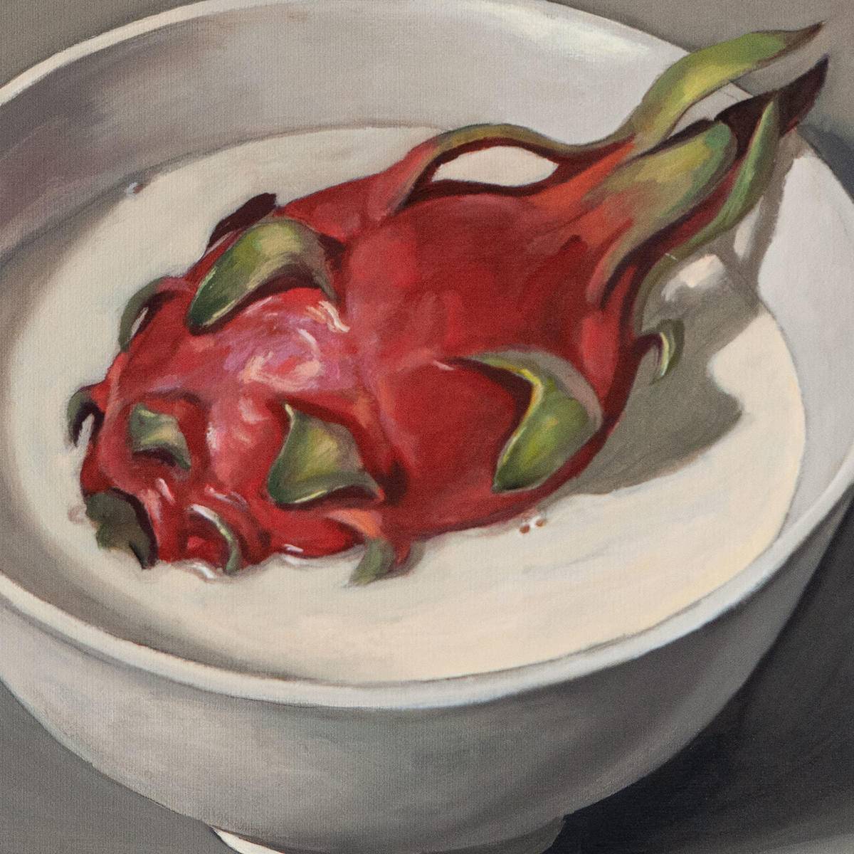 敛于牛奶中的火龙果 DRAGON FRUIT RESTING IN MILK - 王勇 作品图3