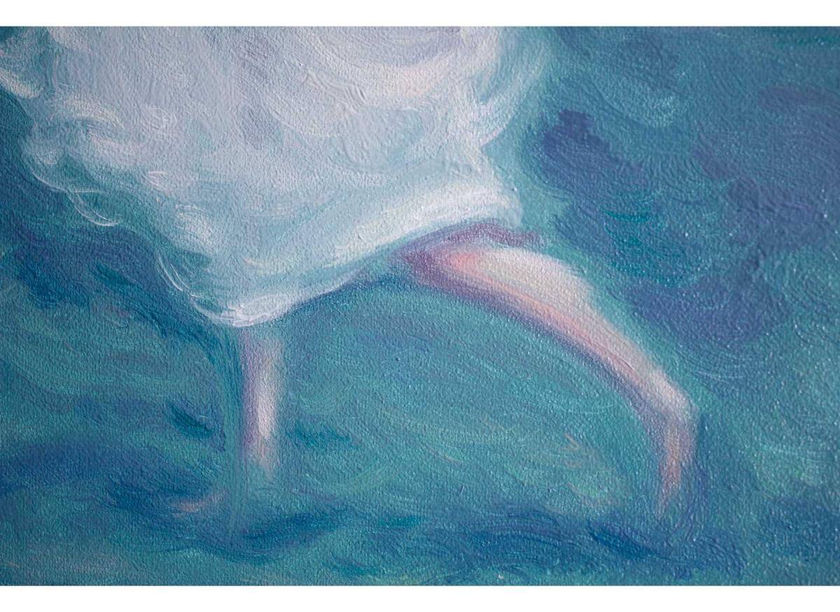 阳光里/油画作品 - 臧鹏 作品图5
