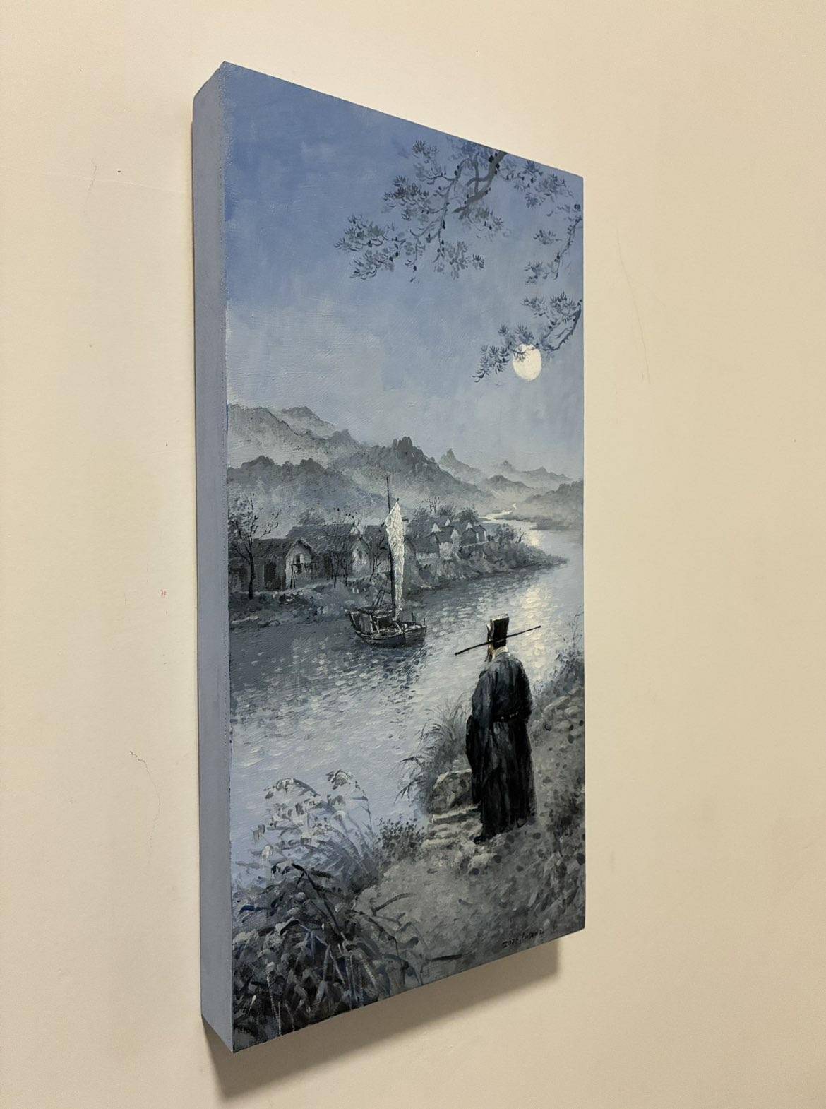 王安石诗意.明月何时照我还 - 森仔 作品图4