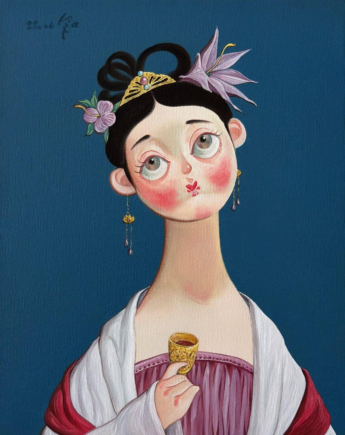 一杯再一杯 - 李旦晶 作品图1