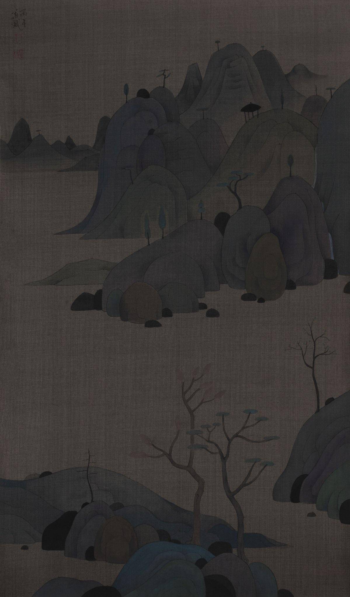 永夜境&middot;隔山 - 黄华斌 作品图1