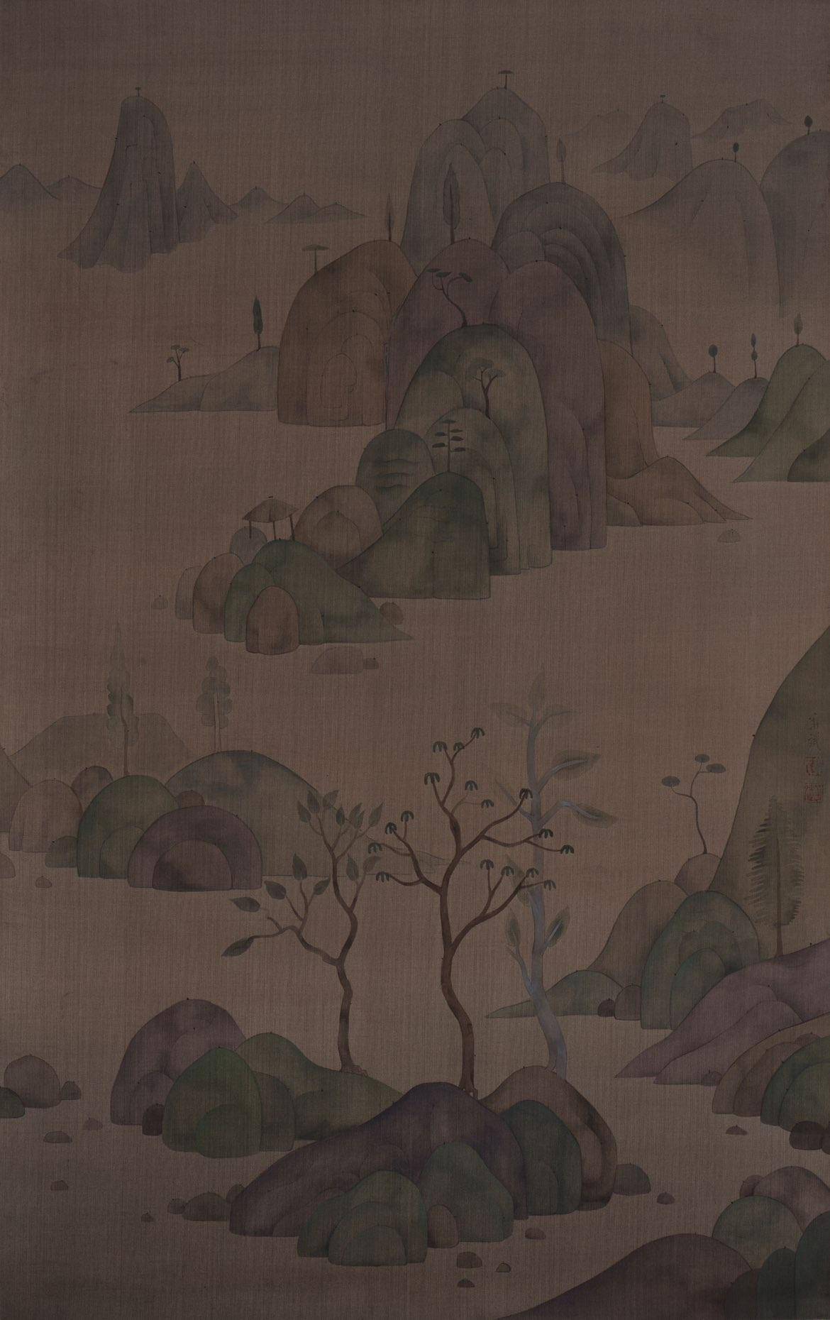 永夜境&middot;醉山 - 黄华斌 作品图1