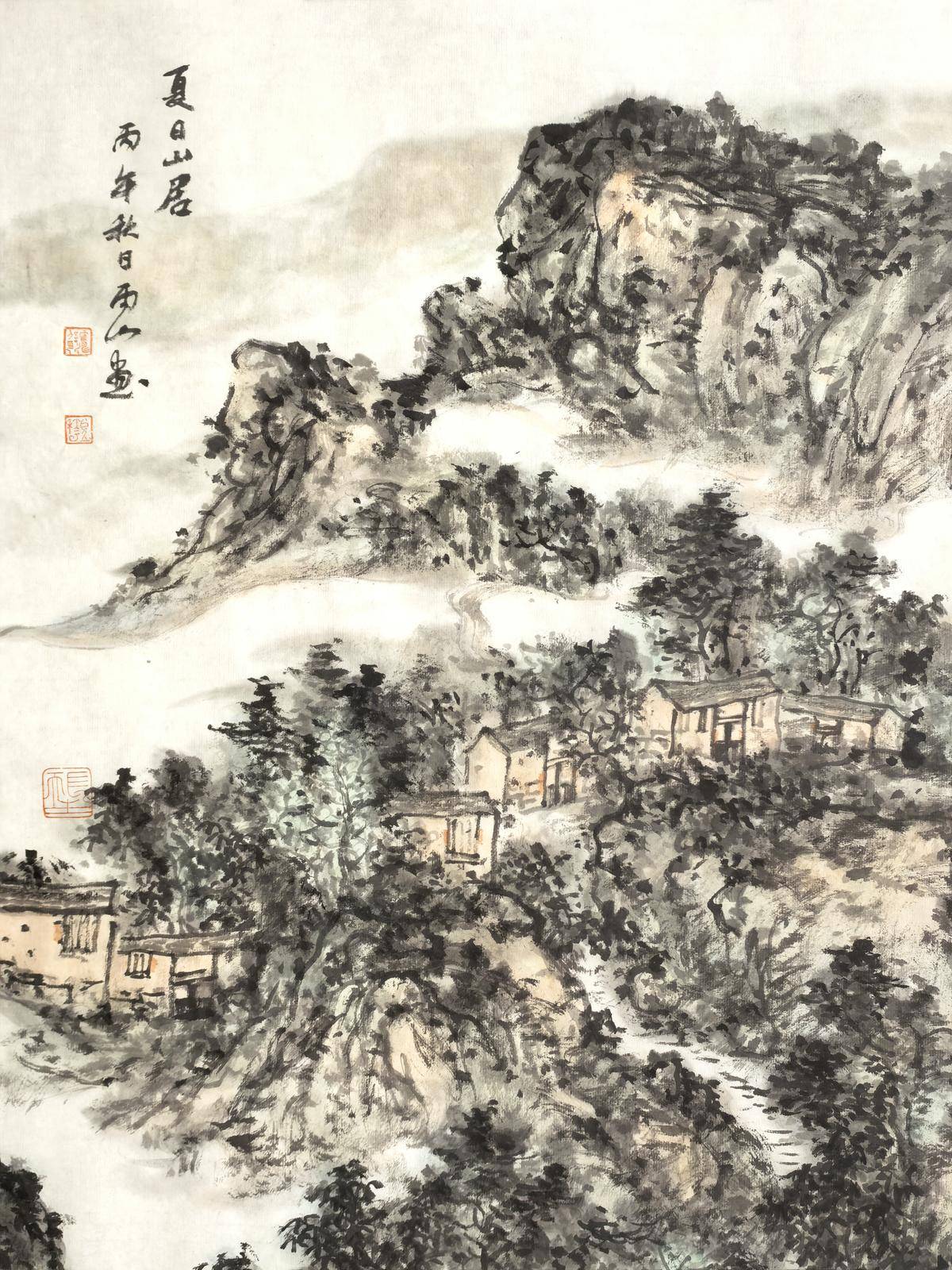 夏日山居 - 高雪涛 作品图3