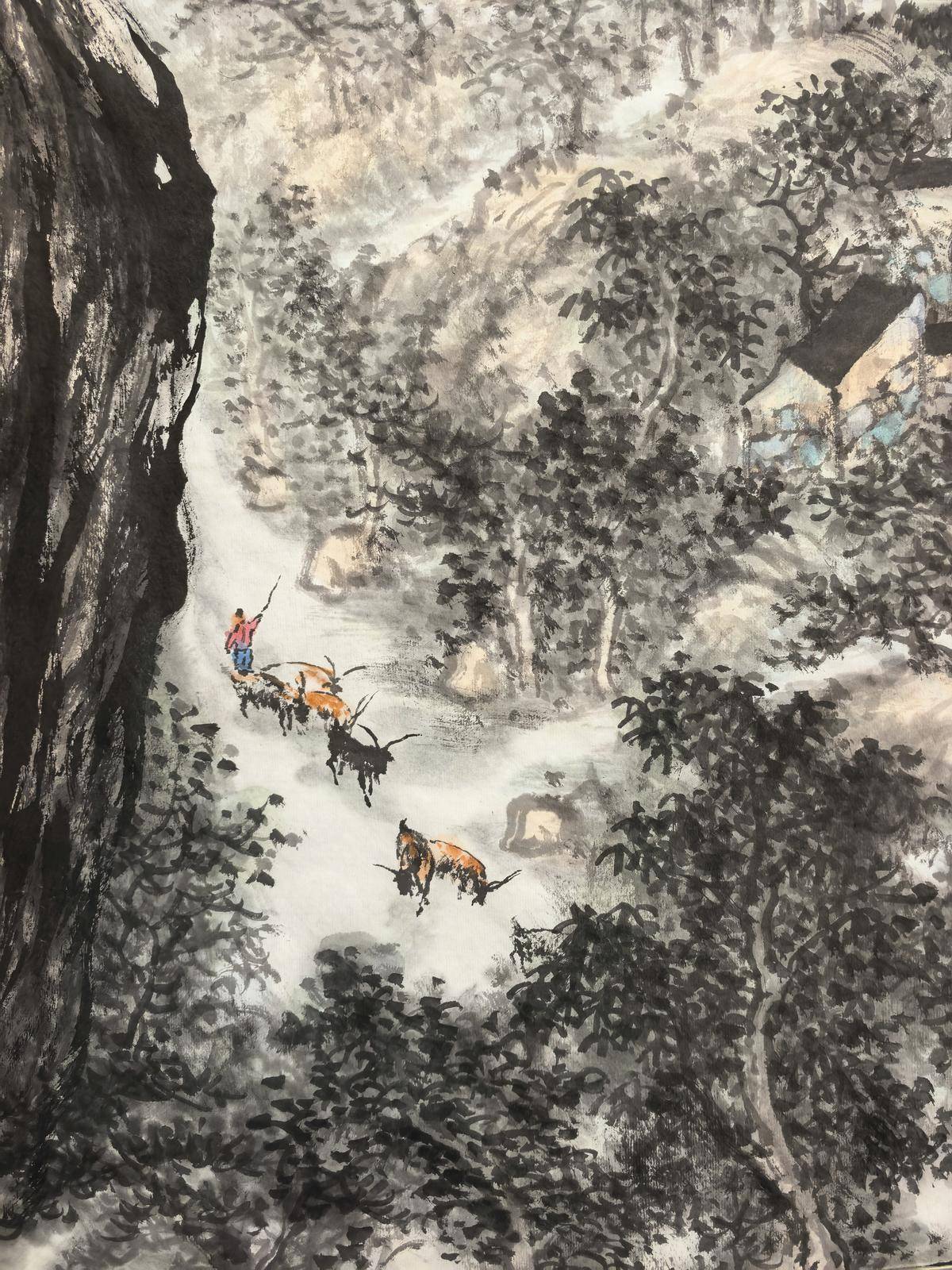 山乡皓月 - 高雪涛 作品图2