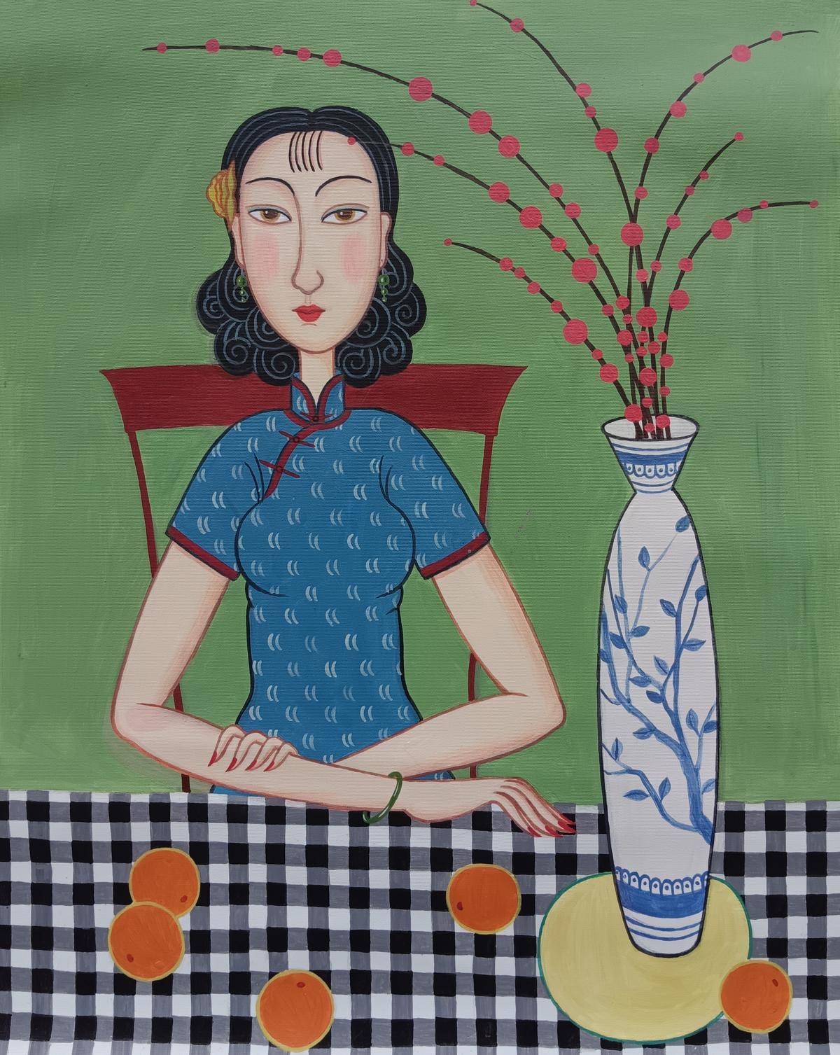 花旁 - 范朝霞 作品图1