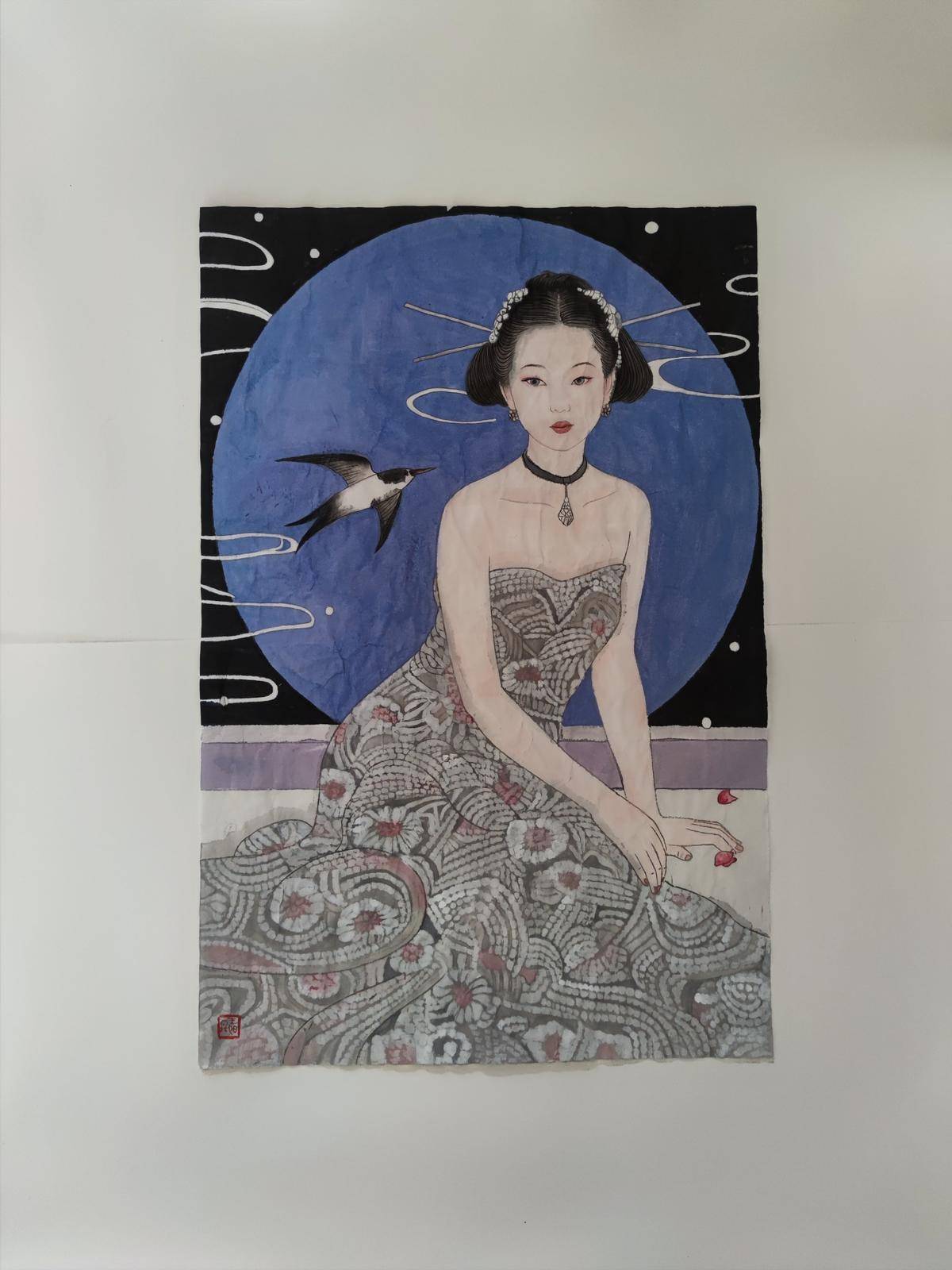 清月归燕 - 王旭冉 作品图2